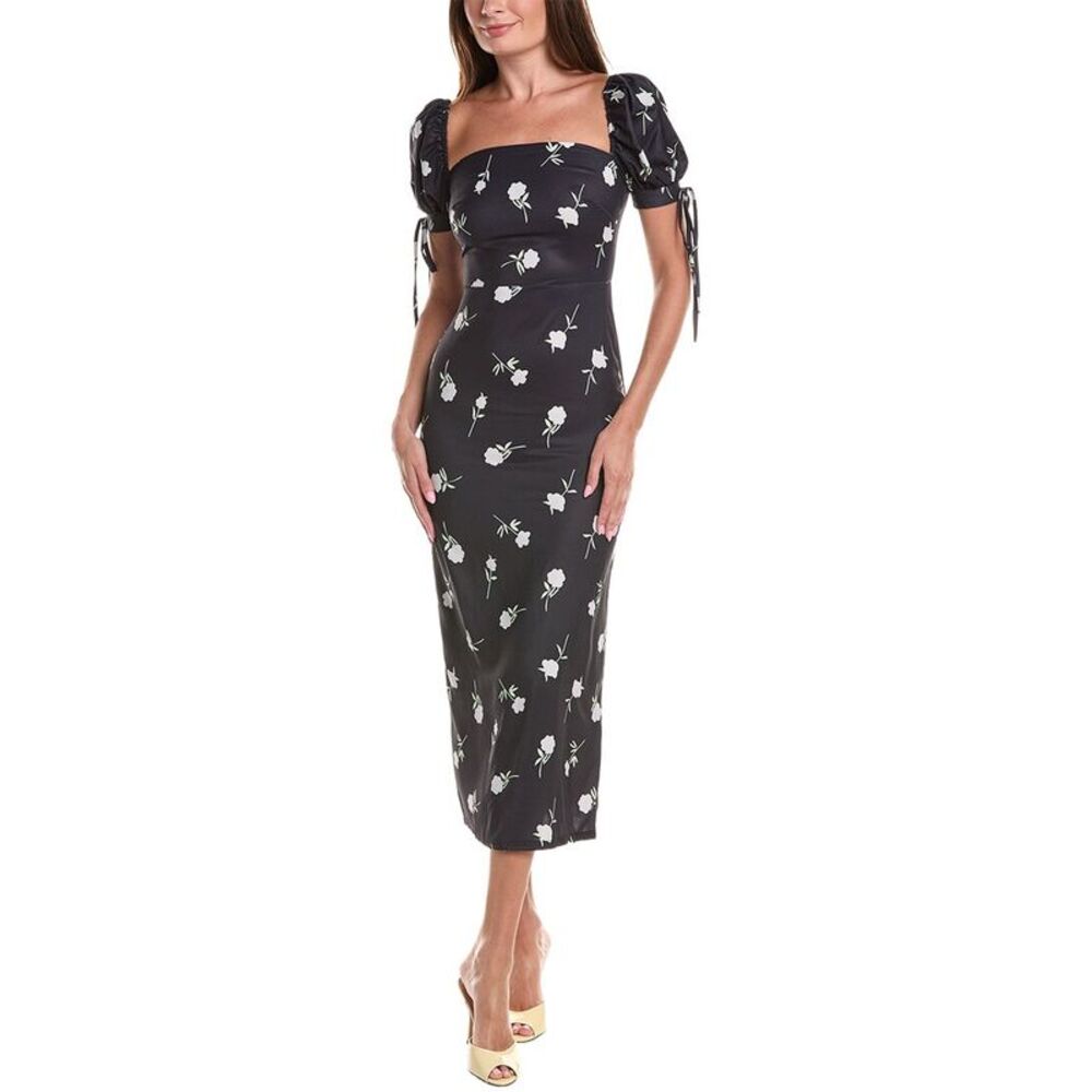 Ipponelli Womens  Midi Dress, Black